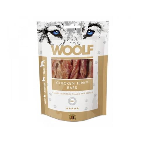 وولف وجبة خفيفة قطع دجاج جركي 100 جم