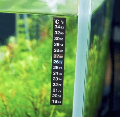 ميزان حرارة لاصق لأحواض الأسماك Aquarium sticky th...