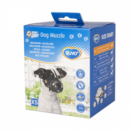 دوفو كمامة التدريب المطاطية للكلاب XS