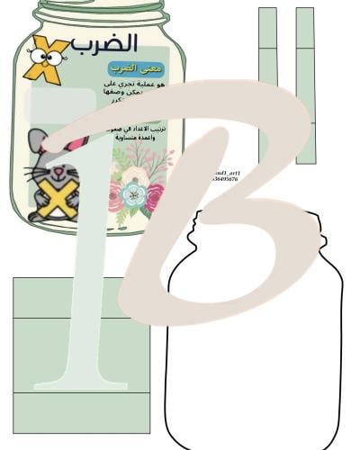 منتج رقمي فازة جدول الضرب ملف pdf