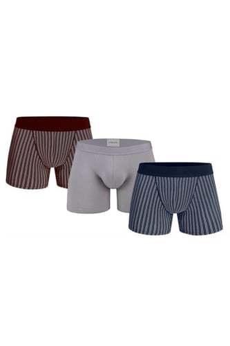 مجموعة بوكسر رجالي Doreanse 1867 (عبوة 3 قطع) - قط...