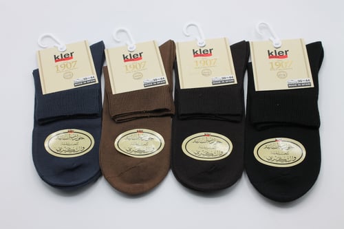 جوراب رجالي طويل للحساسية والسكري 39-44 kler socks