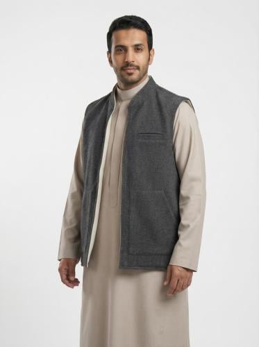 سديري رجالي فاخر بوجهين