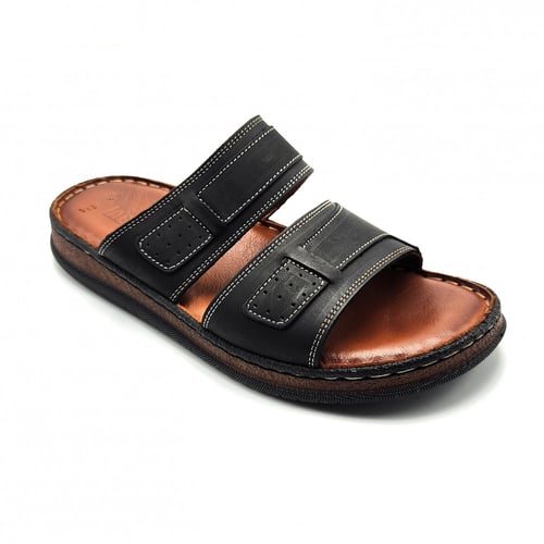 شبشب رجالي جلد ناعم و فاخر