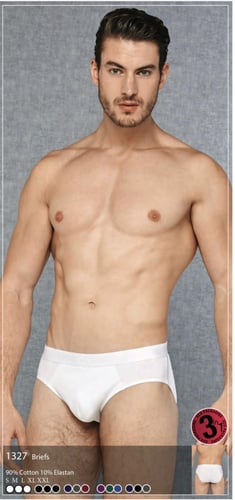 طقم ملابس داخلية رجالي قطن – 3 قطع من DOREANSE بجو...