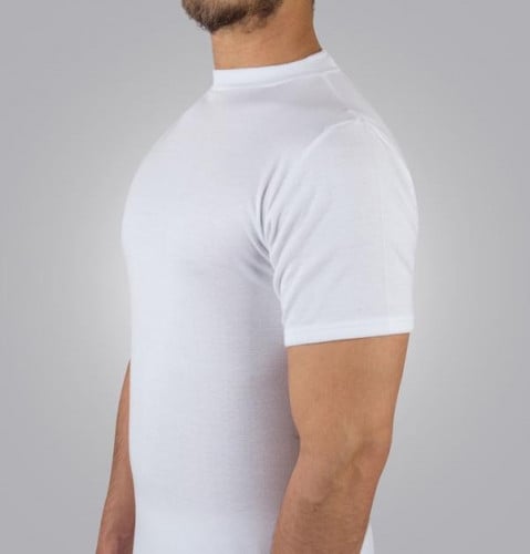 تراي فنيلة رجالي نصف كم حلق