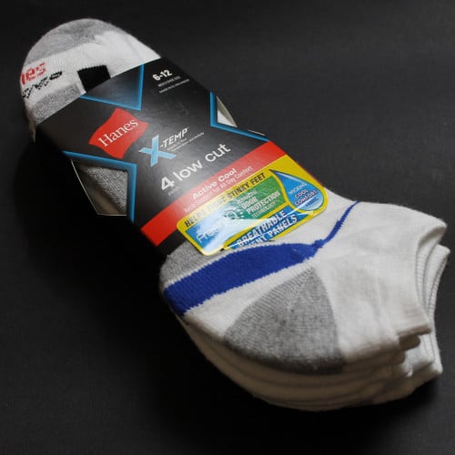 هينز طقم جواريب قصير رجالي أربع أزواج Hanes