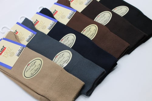 جوراب رجالي طويل للحساسية والسكري 44-39 kler socks