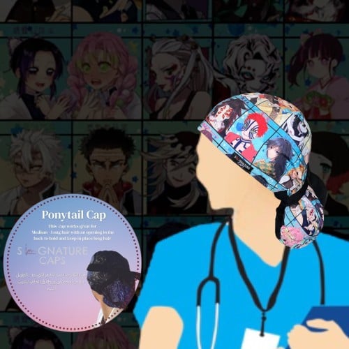 Demon Slayer Surgical cap-قبعة جراحة
