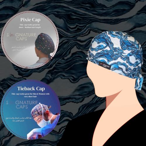 Blue Marble Surgical cap