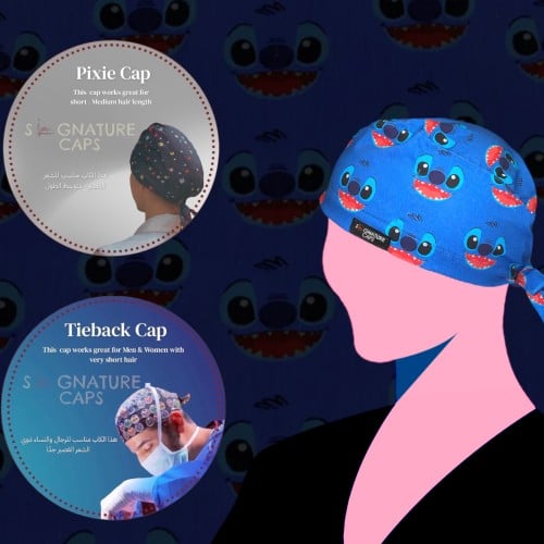 Lilo & Stitch Surgical cap-قبعة جراحية