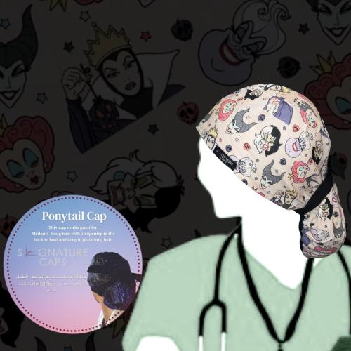Surgical cap - قبعة جراحية Disney villains