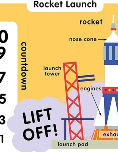 100 First Space Words: Stem Picture Dictionary (Fi...