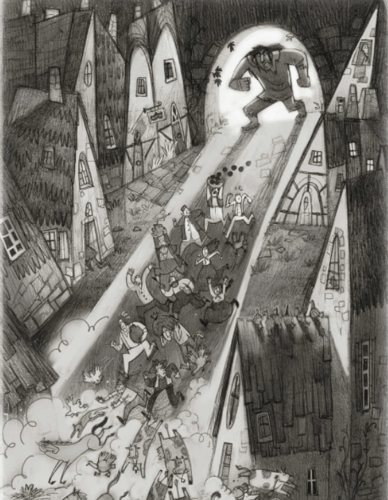 الغول ونبتة العليق