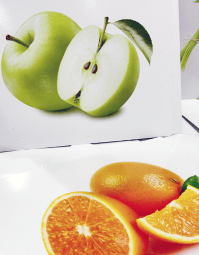 البطاقات الضمنية - فواكه وخضار