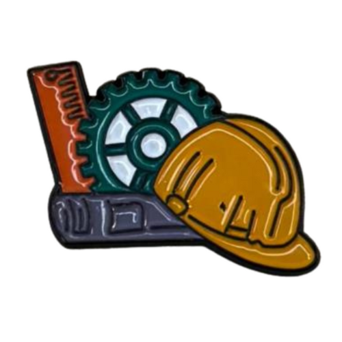 ملصق حديد لصق 3M قبعة المهندس