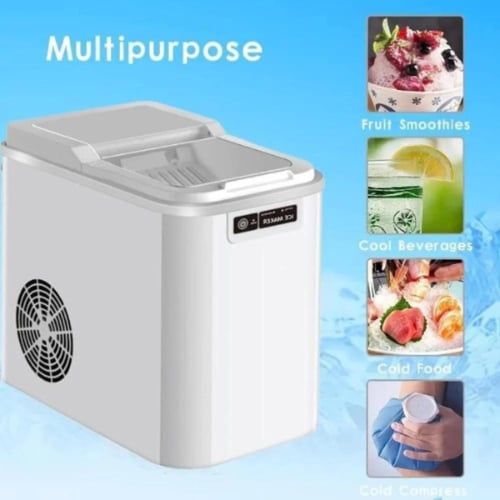 آلة صنع الثلج | صانعة الثلج الذكية بسعة 2.2 لتر بق...
