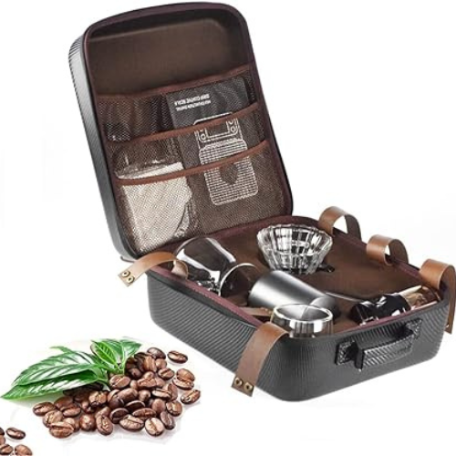 حقيبة القهوة المختصه الفاخرة من الكاربون فايبر 12...