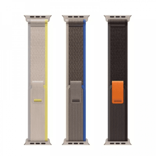 سوار ساعة أبل قماش تريل بلونين متوافق مع مقاس 42 /...