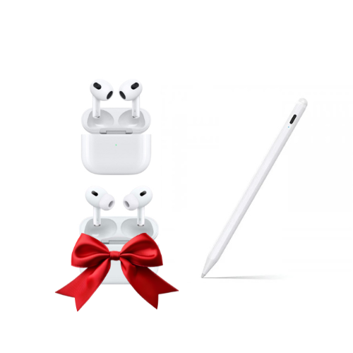 قلم الايباد + سماعة ايربودز هدية