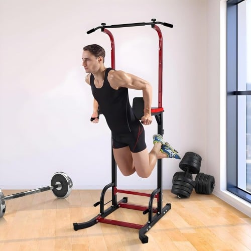 عمود سحب من باور تاور، مقابض سحب لتمارين الضغط للت...