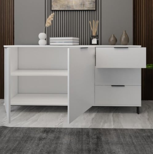 كونسول لون بيج بدرفتين و 3 أدراج من ياقوتة