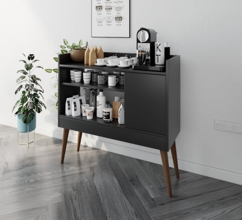 كوفي كورنر بسيط أسود