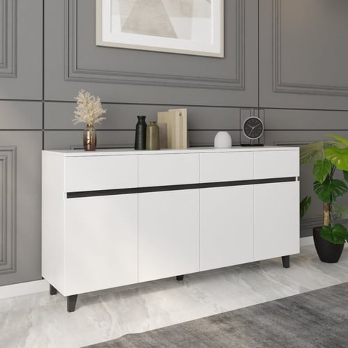 كونسول مجموعة لوفت آند لوم لون أبيض من ياقوتة