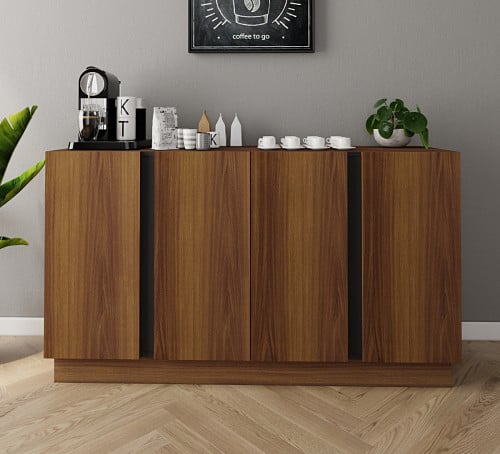 ركن قهوة لون بني مع أسود