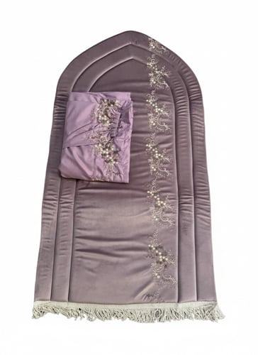 طقم مُرد فاخر – سجادة وغطاء صلاة