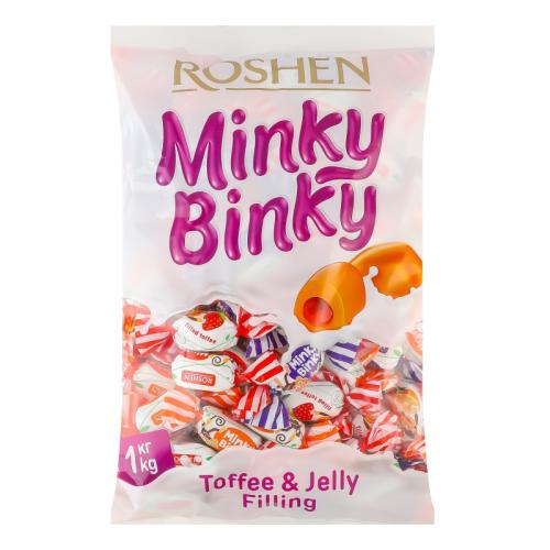 حلوى منكي بينكي توفي محشوة بالجيلي 1000 جرام