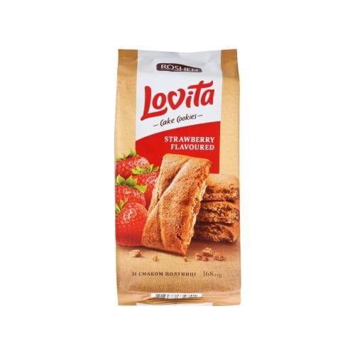 كيك كوكيز لوفيتا بنكهة الفراولة من روشن ، 168 جرام