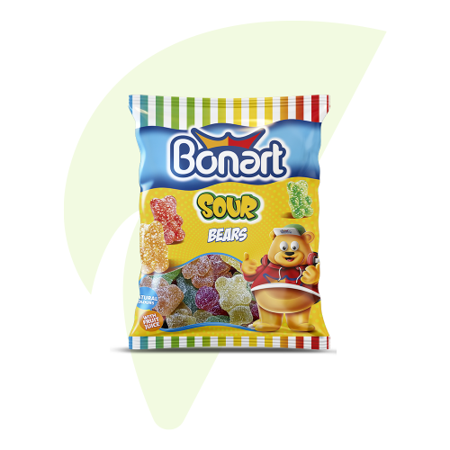 حلوى بونارت حامضة بشكل دب12*3*80 ج 2414