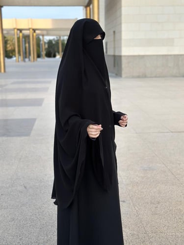 نقاب خمار طويل