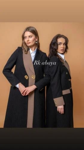 Official blazer made of English crepe fabric, stri...