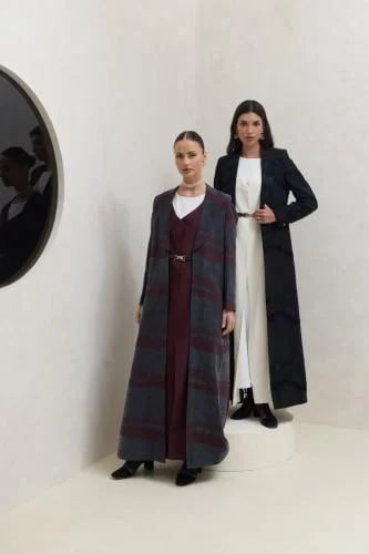 Turkish silk ombre with elegant inner piece and an...