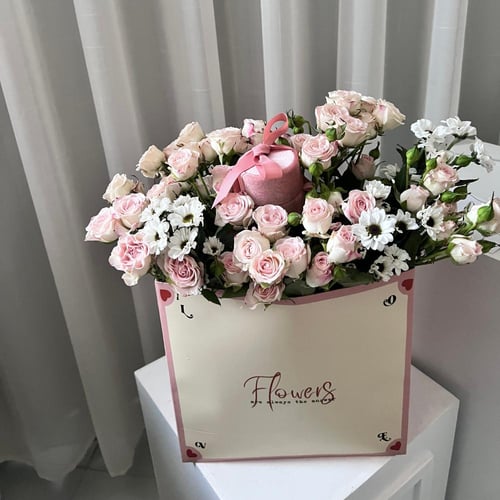 تنسيق ورد " سلسال فضي "