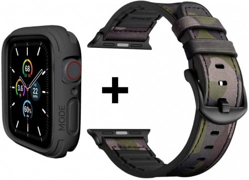 سير فاخر مع غطاء حماية من شركة Mifa متوافق مع ساعة...