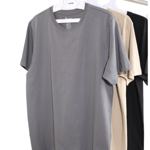 تيشيرت قطن ملون فاخر عدد 3 قطع