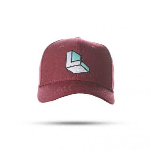 كاب بشعار لومار- أحمر غامق