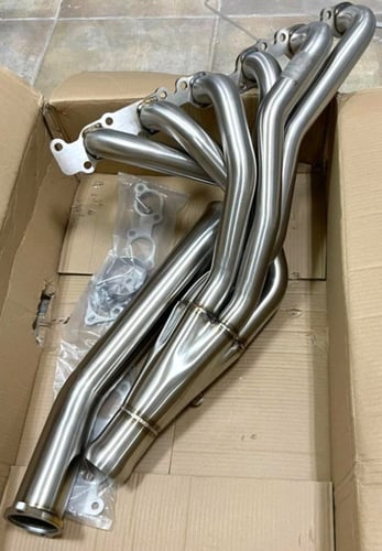 هدرز تويوتا لاندكروزر 1FZ مع الداون بايب مقاس 3-3....