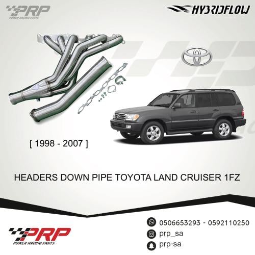 هدرز تويوتا لاندكروزر 1FZ مع الداون بايب مقاس 3-3....