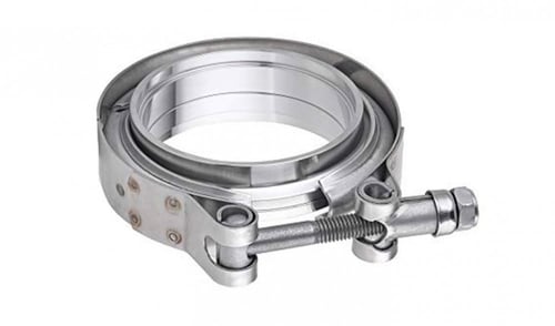 V-band clamp في باند كلامب مع فلنجات ستيل