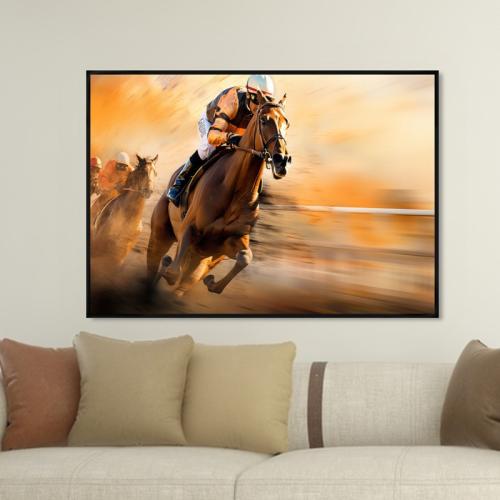 Canvas horse painting