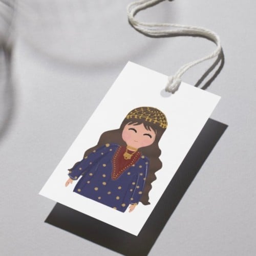 رسمة بنت قرقيعان(ورد)