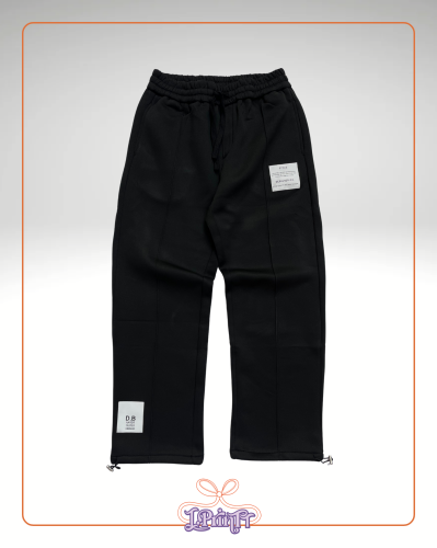 بنطال أوفر سايز أسود