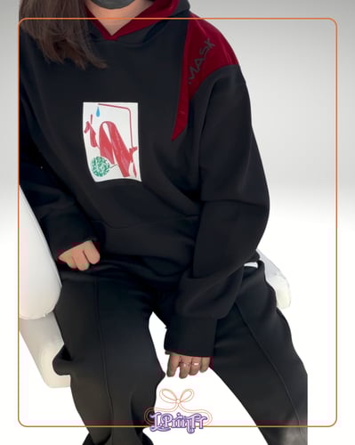 بلوفر mask لون عنابي