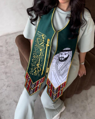 وشاح اليوم الوطني سمو ولي العهد أ