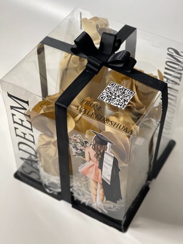 بوكس شفاف تخرج