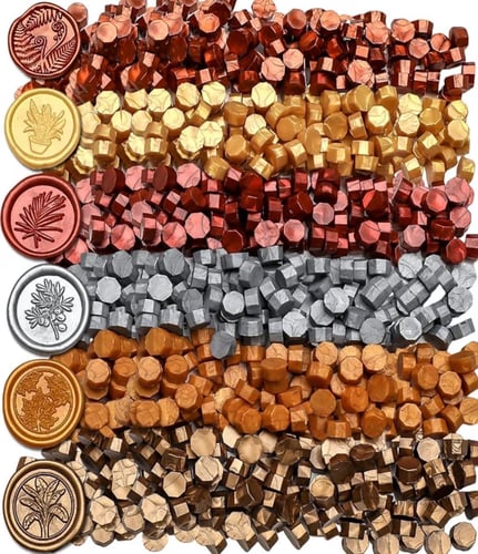 كيس شمع لون فضي